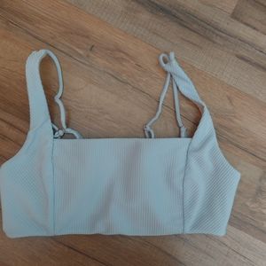 LA Hearts Ribbed Swim Top